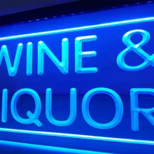 LB405-вино и Liquor Store светодиодный неоновый свет знак домашнего декора ремесла