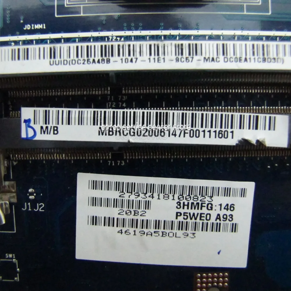 Материнская плата NOKOTION P5WE0 основная для ноутбука acer aspire 5750 5750G 5755 GT540M DDR3 MBRCG02004 MB.
