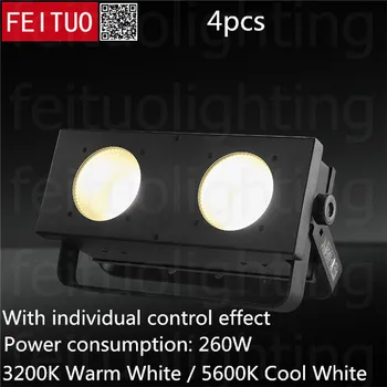 

A- 4x With Two low noise fans 2 eye blinder light 2x100w cob Led ip22