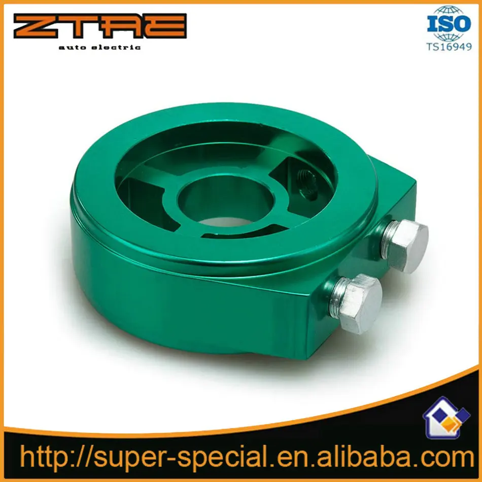 

Oil Filter Cooler Sandwich Plate Adapter (Blue,Purple,Red,Silver,green,black)