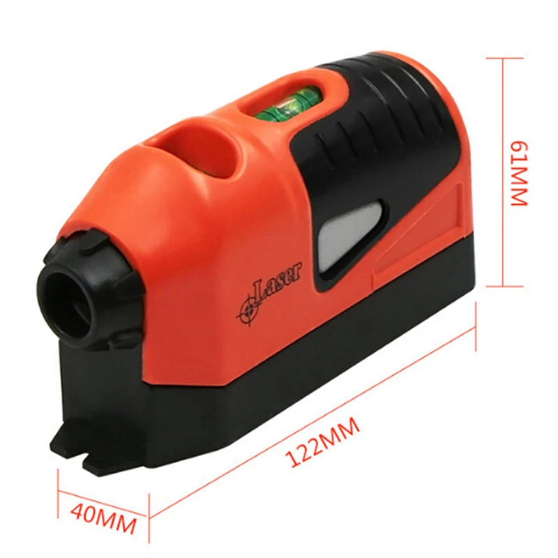

Mini Vertical Spirit Level Tool Laser Level Laser Straight The Laser Guided Level Line Measurement Gauge Tool