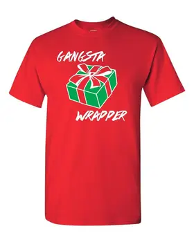 

Gangsta Wrapper Christmas Men's Tee Shirt 098