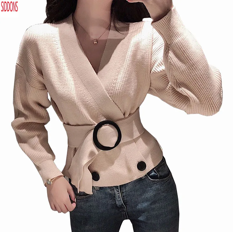 2018 Autumn Winter Lazy Wind Sweater for Women V Neck Sexy Soild Sweater Women Long Sleeve Lady's Sweater Plus Size Sueter Mujer 2018 Autumn Winter Lazy Wind Sweater for Women V Neck Sexy Soild Sweater Women Long Sleeve Lady's Sweater Plus Size Sueter Mujer
