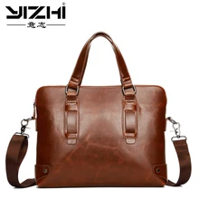 Бренд Crazy horse искусственная кожа мужчины сумки vintage деловые кожаные Портфели Мужская Портфели мужские дорожные сумки сумка для ноутбука человек мешок