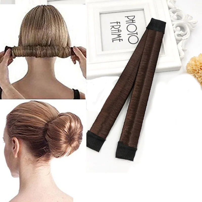 

Hair Accessories Synthetic Wig Donuts Bud Head Band Ball French Twist Magic DIY Tool Bun Maker Sweet EASY UPDO