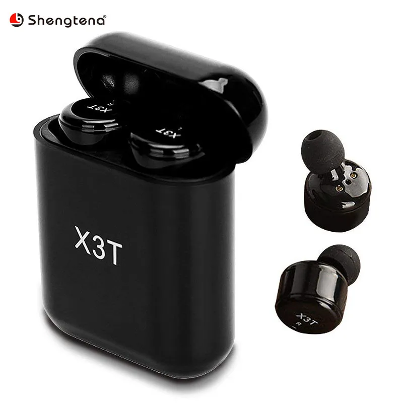 Shengtena TWS X3T Беспроводная Bluetooth 4 2 гарнитура наушники wtih зарядное устройство