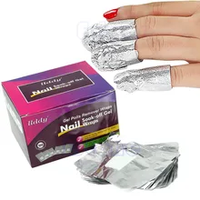 U119 Free Shipping 100pcs Aluminium Foil Nail Art Soak Off Acrylic Gel Polish Nail Wraps Remover