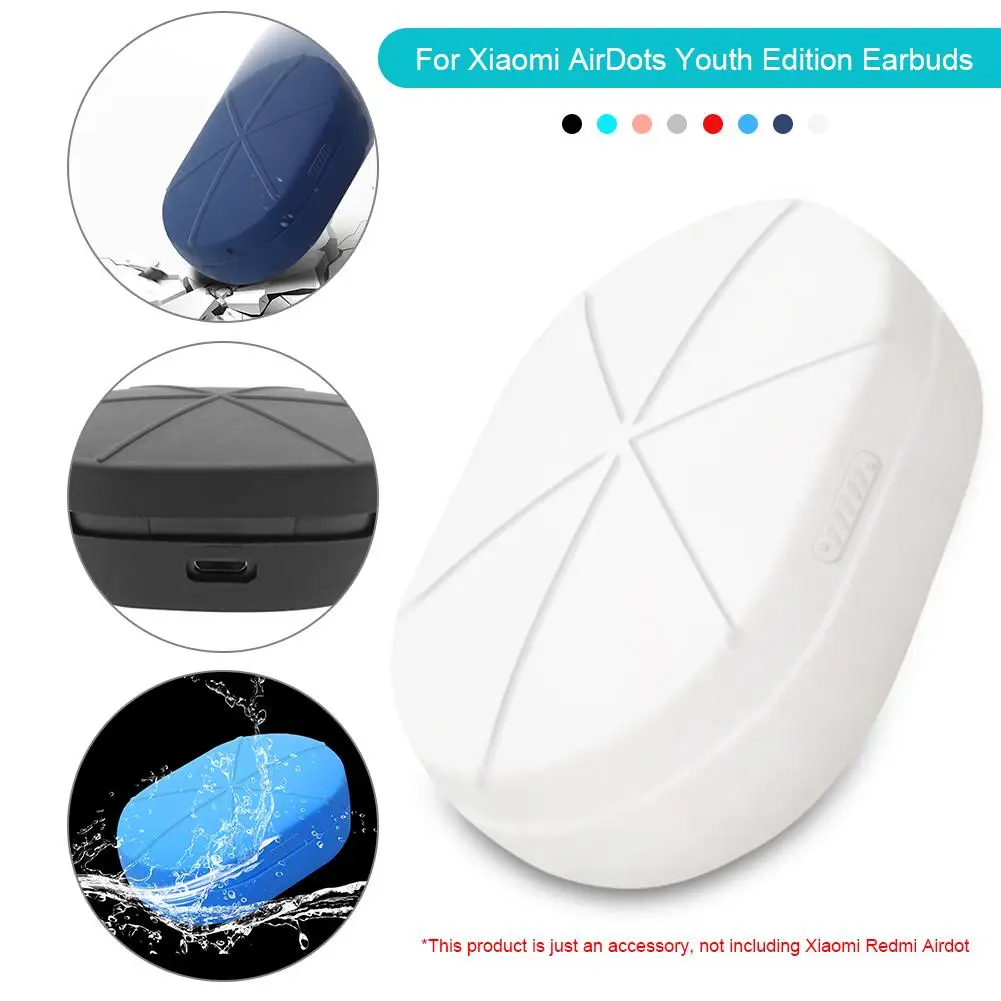 Новый силиконовый чехол защитный для Redmi AirDots Xiaomi Youth Edition настоящие беспроводные