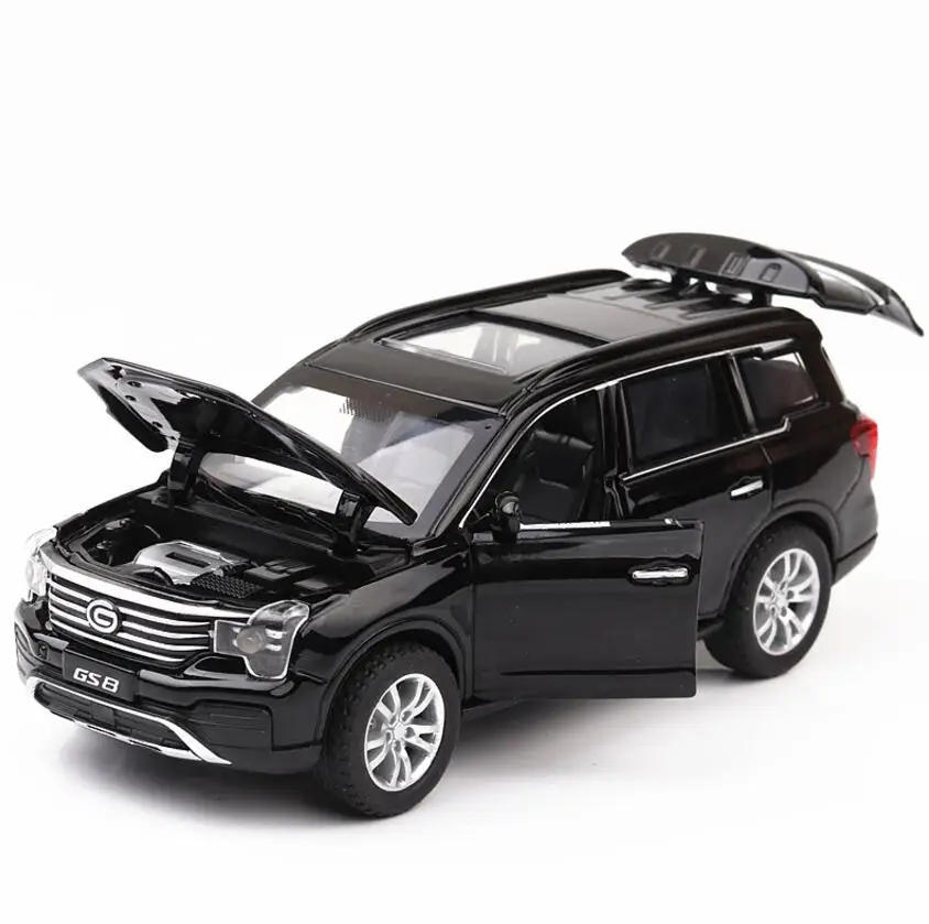 1:32 Diecasts & Toy транспортные средства Trumpchi GS8 модель автомобиля со звуком и