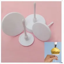 4 шт. цветок ногтей колодка съемный матовое противоскользящие окантовкой Плесень Кондитерские Формы для выпечки украшения Инструменты для тортов