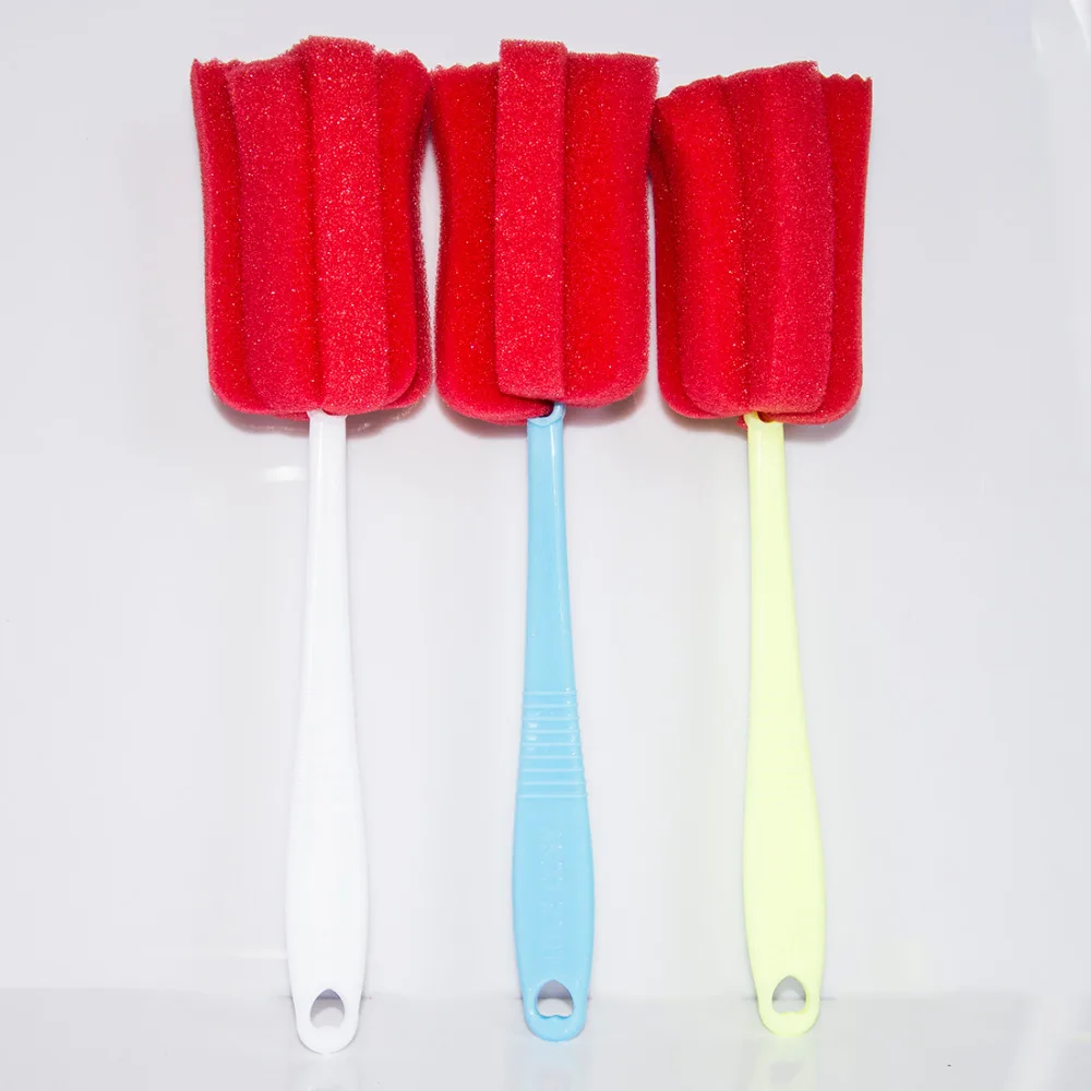 2XKitchen Cleaning Tool Sponge Brush For Wineglass Bottle Coffe Glass Cup M*hu 2XKitchen Cleaning Tool Sponge Brush For Wineglass Bottle Coffe Glass Cup M*hu