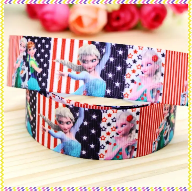 7/8 '' снеговик напечатанный grosgrain ленты hairbow головные уборы вечерние украшения «сделай сам» оптом OEM 22 мм S195