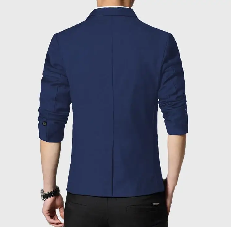 Блейзер Masculino Slim Fit 2018 мужские модные блейзеры хорошее качество деловой пиджак костюмы мужская брендовая одежда плюс размер 5XL