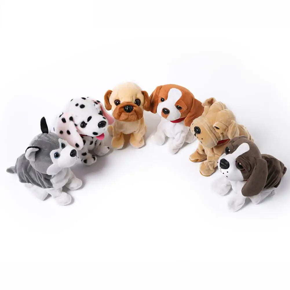 Kids Electric Walking Dog Cute Plush Puppy with Music Barking Function Recognition Educational Toy Kids Electric Walking Dog Cute Plush Puppy with Music Barking Function Recognition Educational Toy