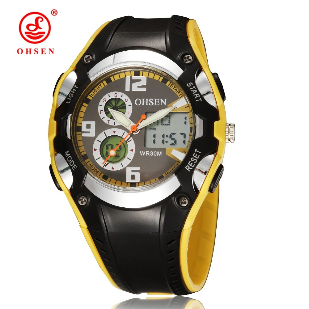Светодио дный цифровой Дисплей Дата сигнализации Для мужчин наручные часы Секундомер Водонепроницаемый гаджет 30 м спортивные часы 2016