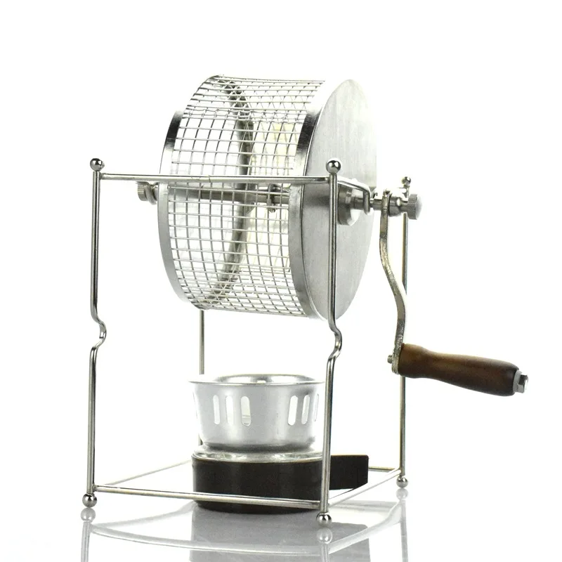 

Home Handle Beanmaker Coffee Bean Roaster Small Stainless Steel Roller Roaster Coffee Bean Baked Machine Manual Beans Roaster