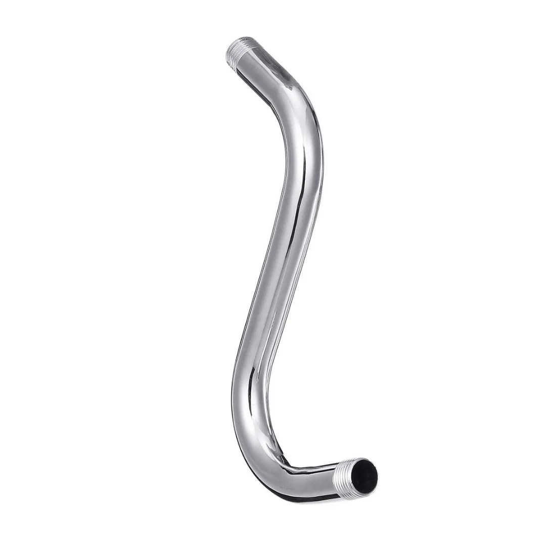 Jual Stainless Steel Ekstensi Shower Arm S Melengkung Leher Angsa Shower Ekstensi Lengan Universal Mandi Komponen