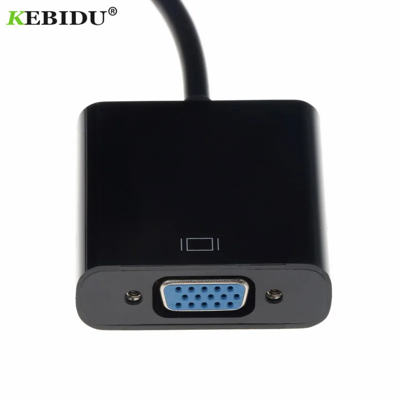 Кабель адаптер KEBIDU Type C VGA USB 3 1 штекер гнездо для Macbook 12 дюймов Chromebook Pixel Lumia