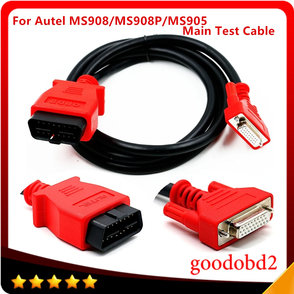 

Main Test Cable for Autel MaxiSys MS908PRO OBD2 16pin Diagnostic System Cable OBD OBDII Car Diagnostic Cables and Connectors