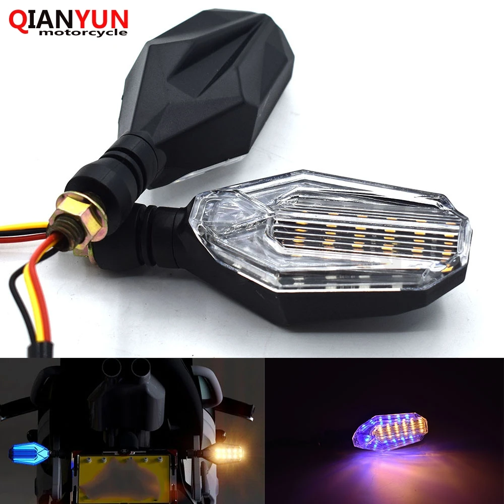 

Universal Motorcycle Turn Signal LED blinkers flashing led flashers For Honda CBR 900 250 400 vtr250 VFR400 NC30 CBR400 CB400SF