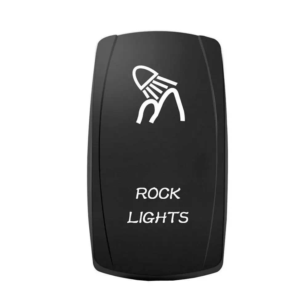 Универсальный клавишный переключатель Синяя светодиодная лампа ROCK 5 контактов