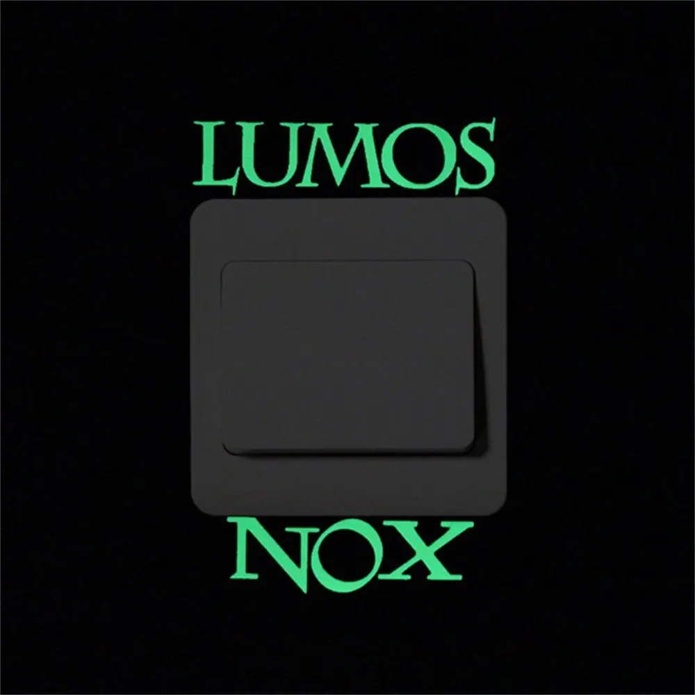 

Lumos Switch Sticker Star Cat Glow in The Dark Wall Sticker Green Luminous Angel Panda Switch Stickers Kid Room Home Decor Gift