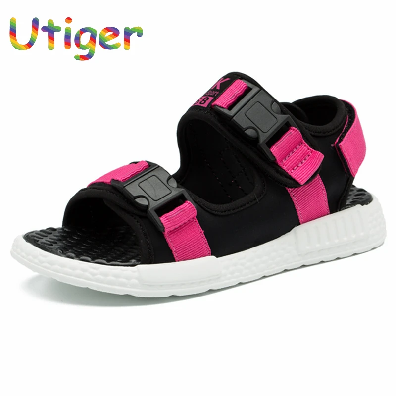 

Boys Girls Sandals Shoes Summer Kids Boy Girl Beach Sandals Soft Children baby Tollder Sport Shoes size28-38