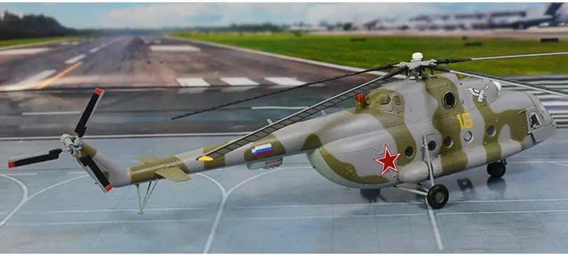 1/72 масштаб предварительно построенный Mi-17 Mi-8M хип-советская транспортная вертолет хобби готовая пластиковая модель самолета - Цвет: 37047