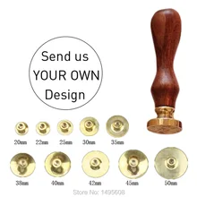 Индивидуальный дизайн, индивидуальный логотип, специальная печать, воск, уплотнительный штамп для разных размеров, штамп для свадебных приглашений