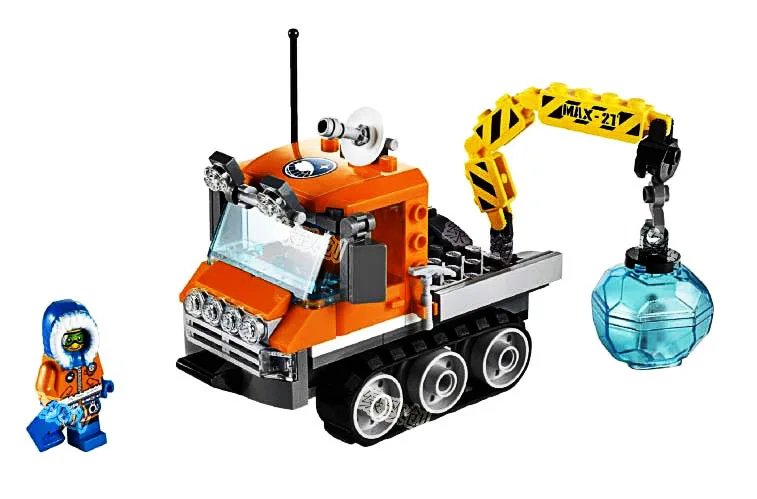 

Bela 10438 119pcs City Polar Adventure Arctic Ice Crawler Model Building Blocks Toys Compatible Legoe 60033 DropShipping Xmas