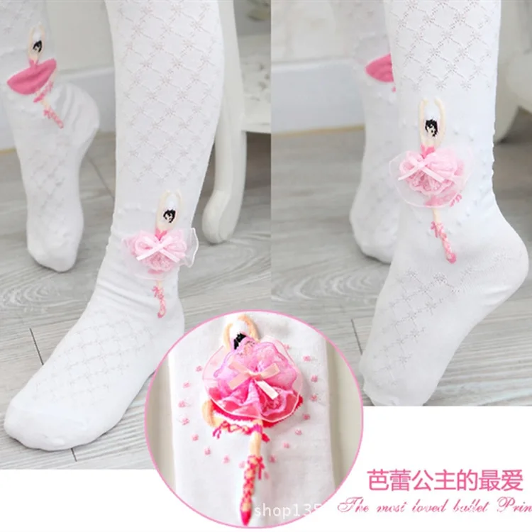 

Wholesale Cute Ballerina girl 5pcs/lot Cotton children children girl tight pantyhose ftwt0007