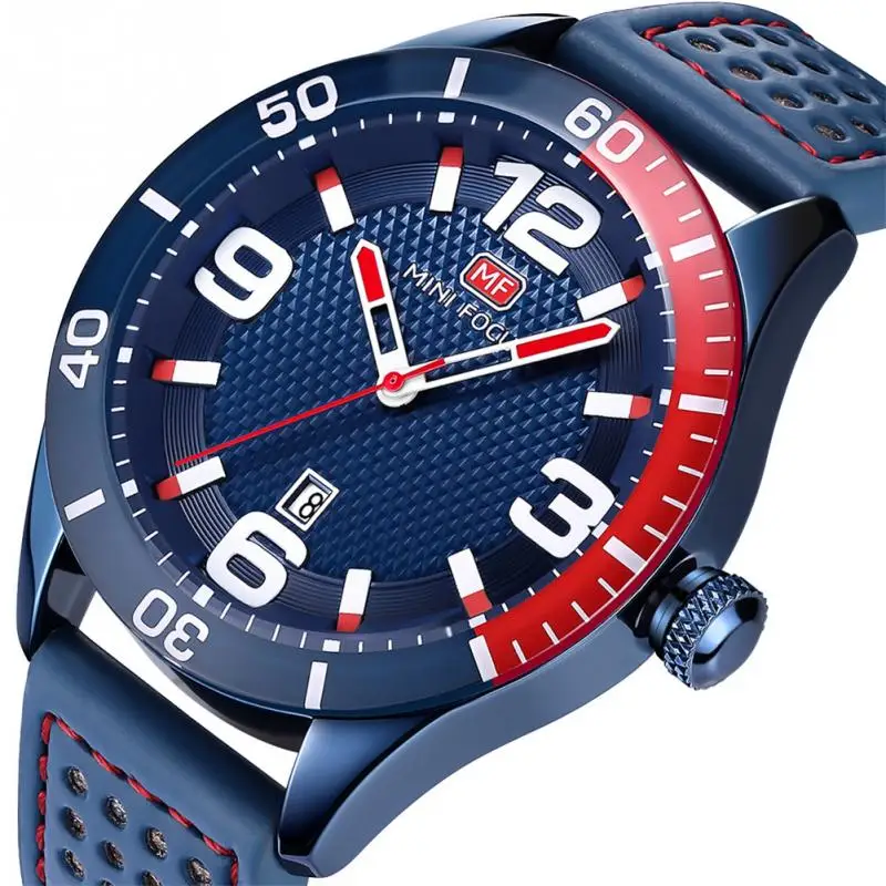 MINI FOCUS Fashion Men Metal Waterproof Watch Adjustable Band Accessory