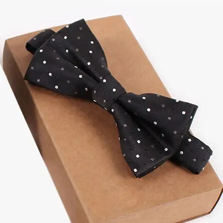 Дизайнерский галстук-бабочка, высокое качество, мода, мужская рубашка, аксессуары, темно-синий, в горошек, галстук-бабочка для свадьбы, для мужчин,, вечерние, деловые, официальные - Цвет: bow tie 15