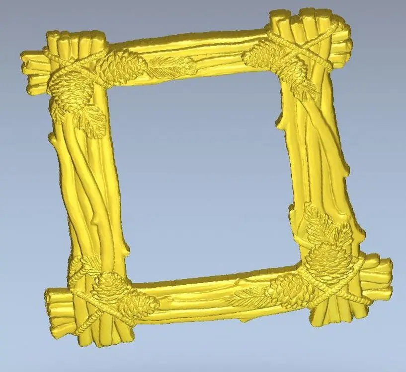 3d модель специальная форма рельефная рама для станка с ЧПУ в формате STL файла _ 4|for