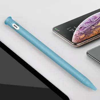 

Cute Pig Pattern Anti-scratch Silicone Protective Pouch Cap Holder Cover Case Skin For Apple Pencil for iPad Pencil 1st Accessor