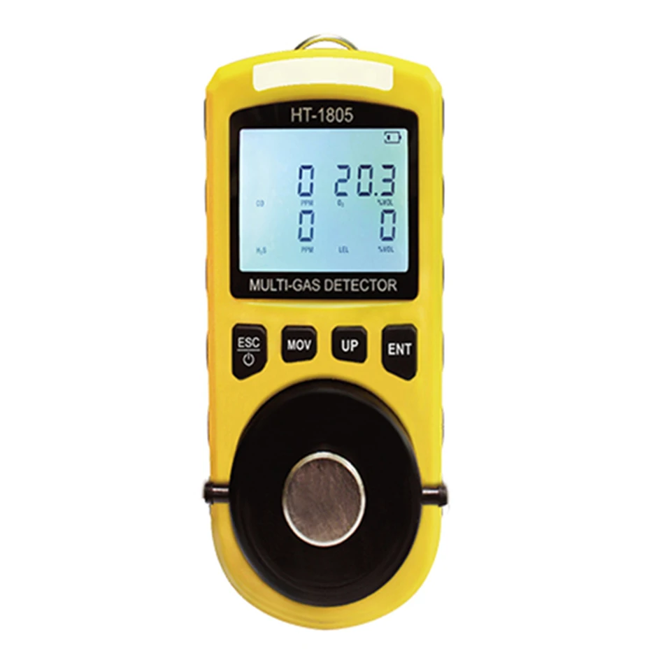HT 1805 4 in 1 Gas Analyzer Detector Portable O2 CO H2S LEL Tester