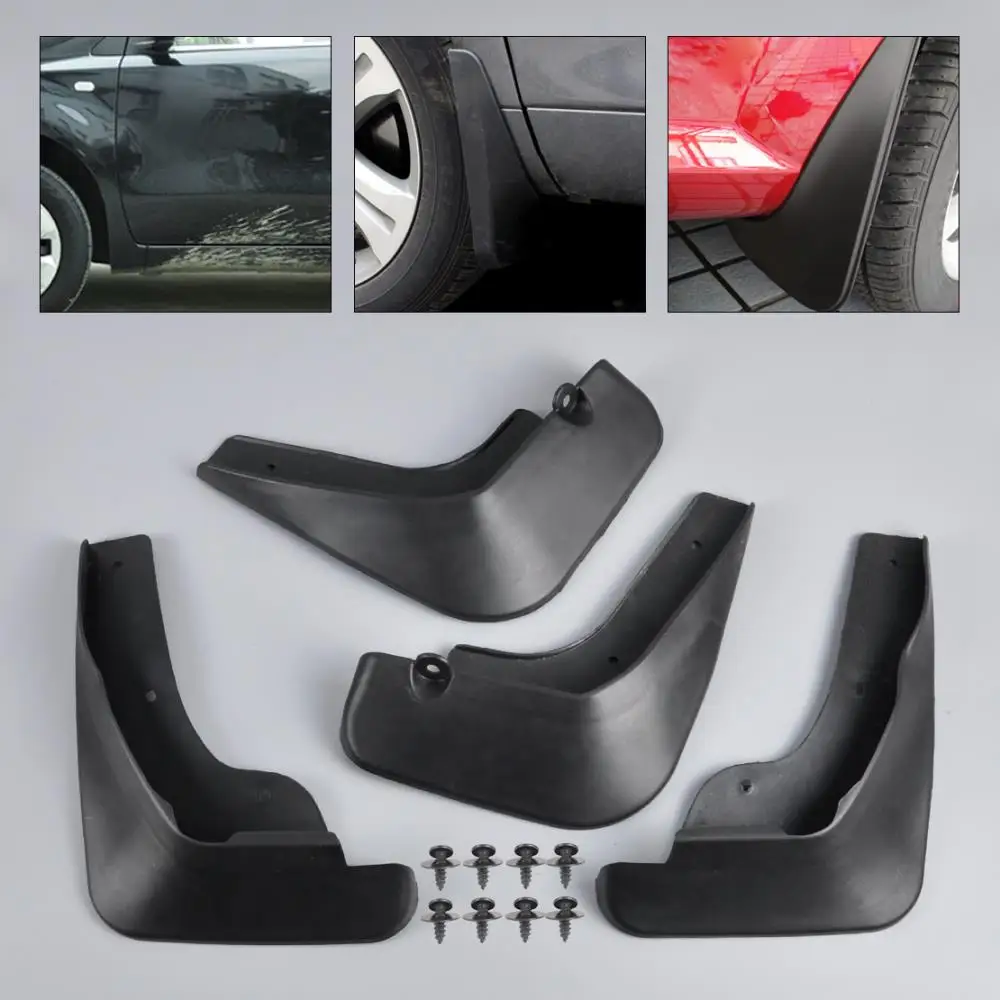 DWCX Брызговики брызговики для Mazda 3 i Sedan 2009 2010 2011 2012 черные защитные аксессуары|flaps