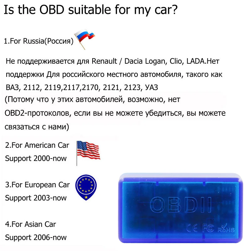 Автомобильный диагностический сканер Aganippe V1.5 Elm 327 OBD2 Bluetooth Eml327 OBD elm автомобильный