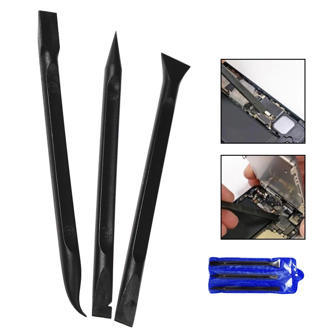 

Heavy Duty Plastic Spudger Set 3pcs for Mobile Phone Tablet Opening Repair Tool Durable Anti-static Spudger Hand Tools