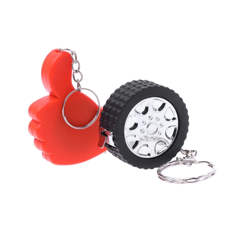 

Mini Tape Measure Portable Keychain Plastic Retractable Soft Ruler Sewing Tool
