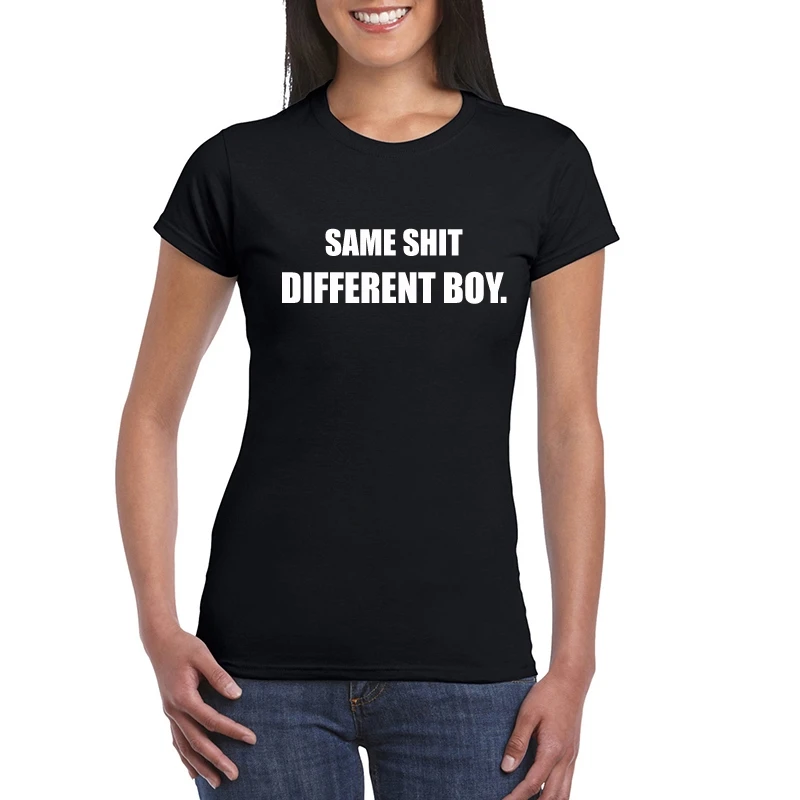 WT001804531 Same Shit Different Boy Black