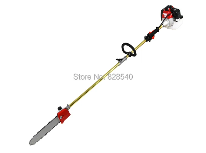 

NEW 52cc Long Reach Pole Chainsaw, Petrol Chain Saw Brush Tree Cutter Pruner with 2X75cm extend pole factory selling