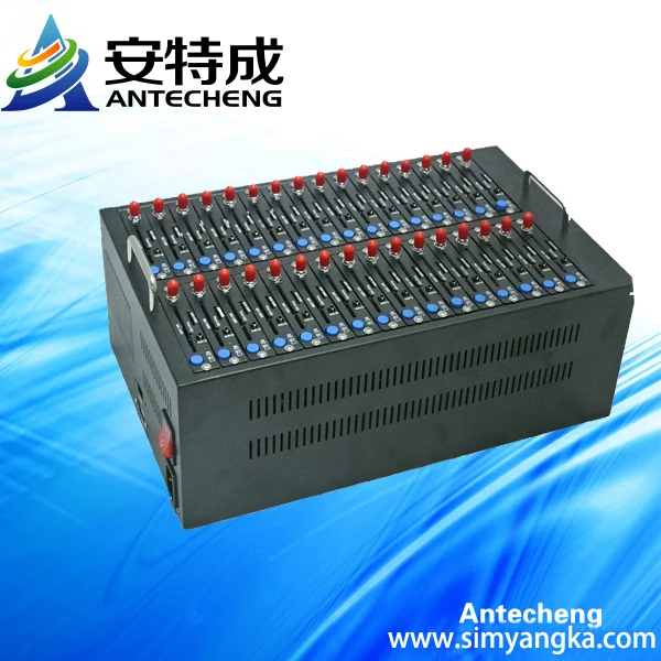 32 Channels Modem Pool with SMS MMS 900 1800MHz USB Cinterion module MC39i