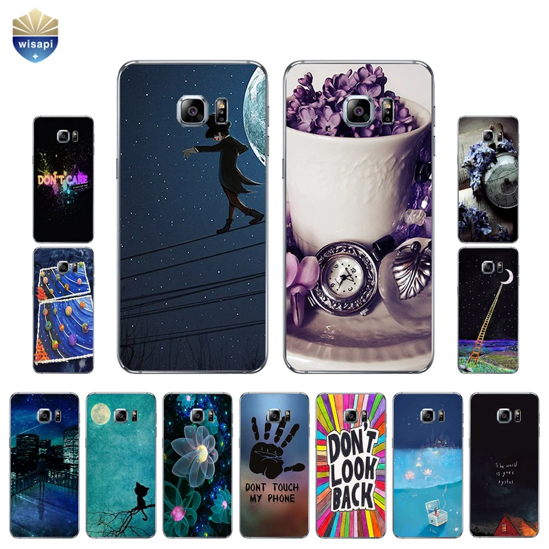 DIY для Samsung Galaxy S5/S6 чехол телефона S6 Edge / Plus задняя крышка из мягкого ТПУ Забавный