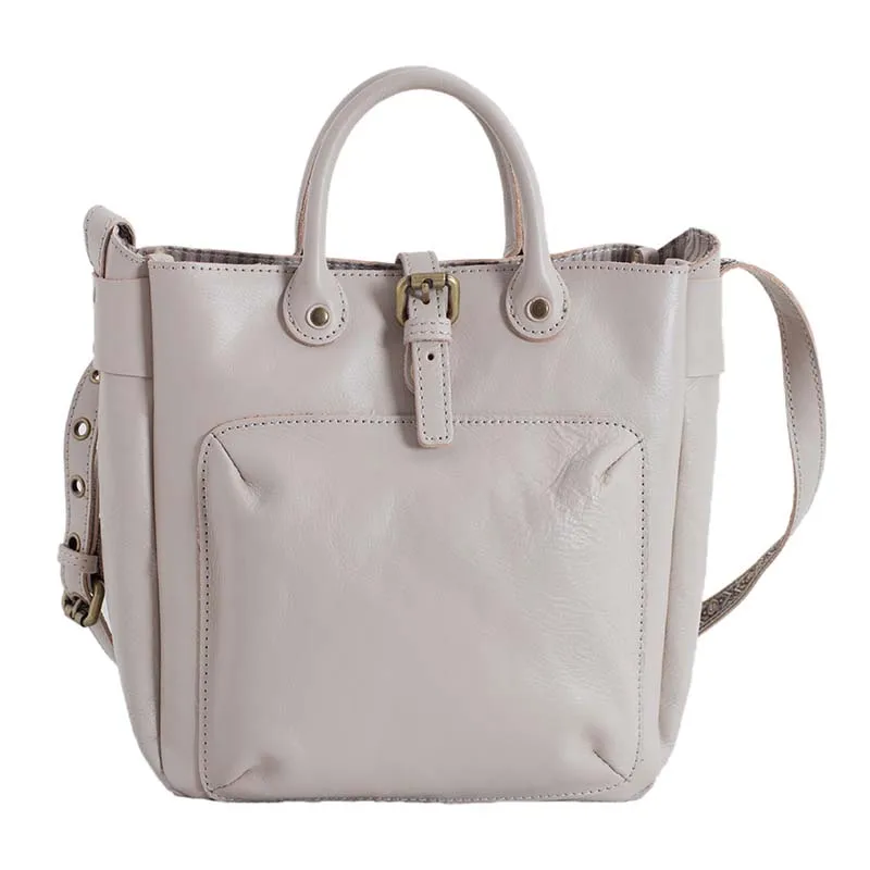 New original leather handbag retro top layer leather portable Japanese crossbody shoulder bag