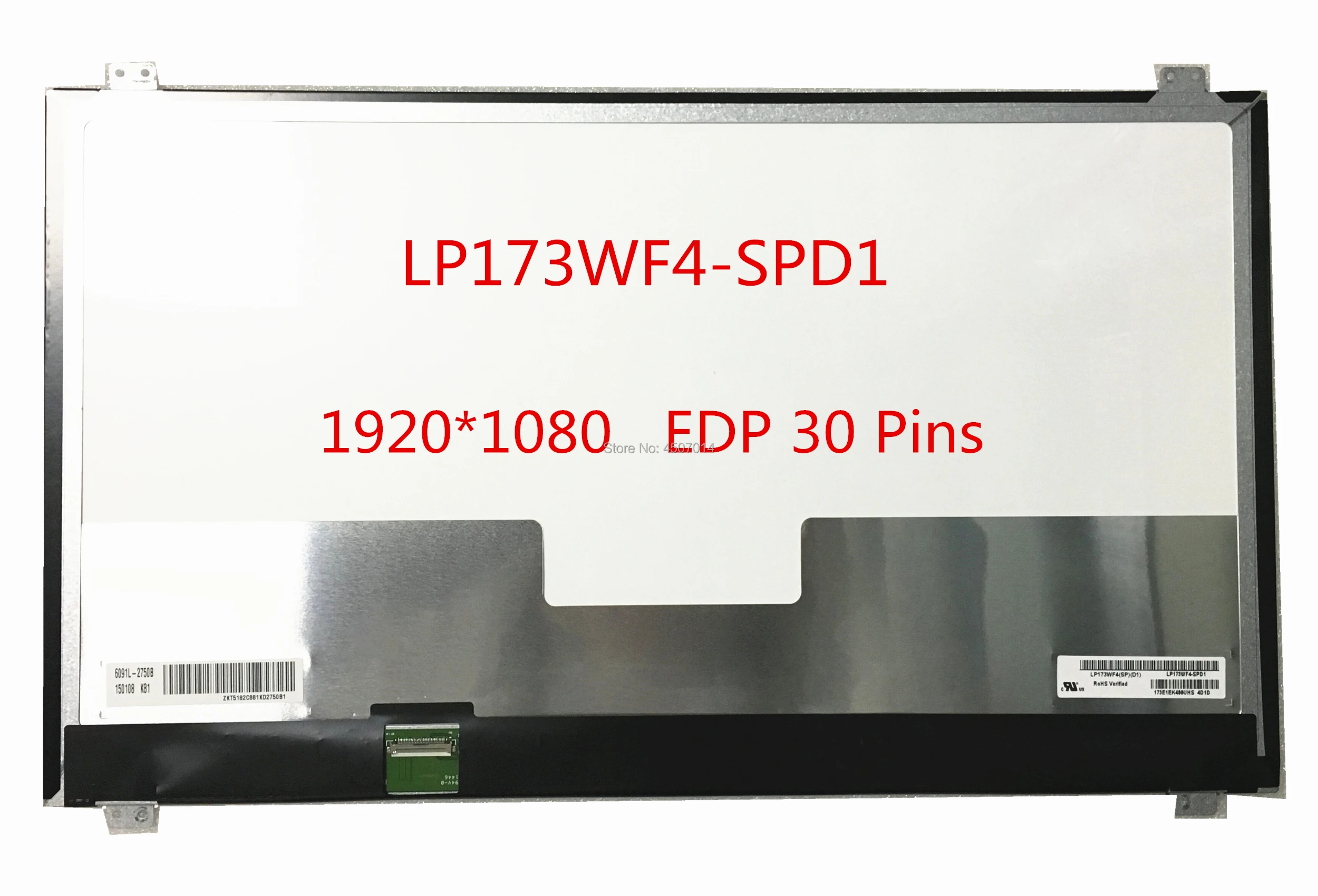 Free shipping LP173WF4 SPD1 LP173WF4 SPD1 fit for Asus GL771JM G752VT FHD Laptop Lcd Screen 1920