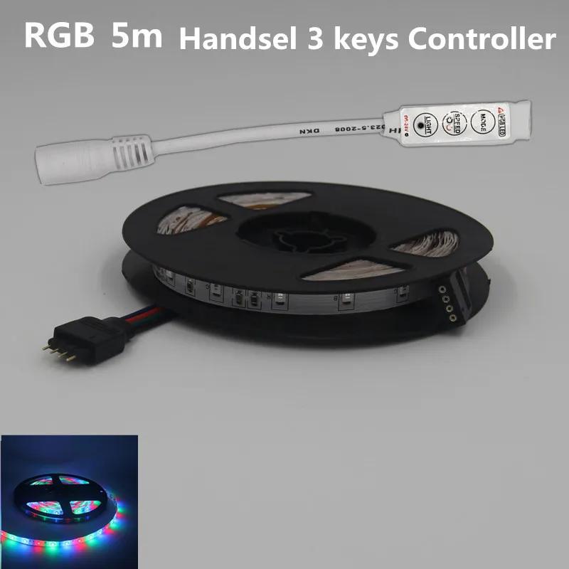 

5m RGB LED Strip Flexible light belt 2835 waterproof ws2812b Diode band/diode tape Power supply 12v