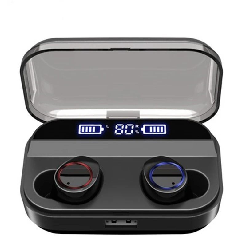 

2019 New IPX7 Waterproof TWS Bluetooth Wireless 5.0+EDR Headphone Touch Control Automatic Pairing Boot Music Game HD Mic Headset