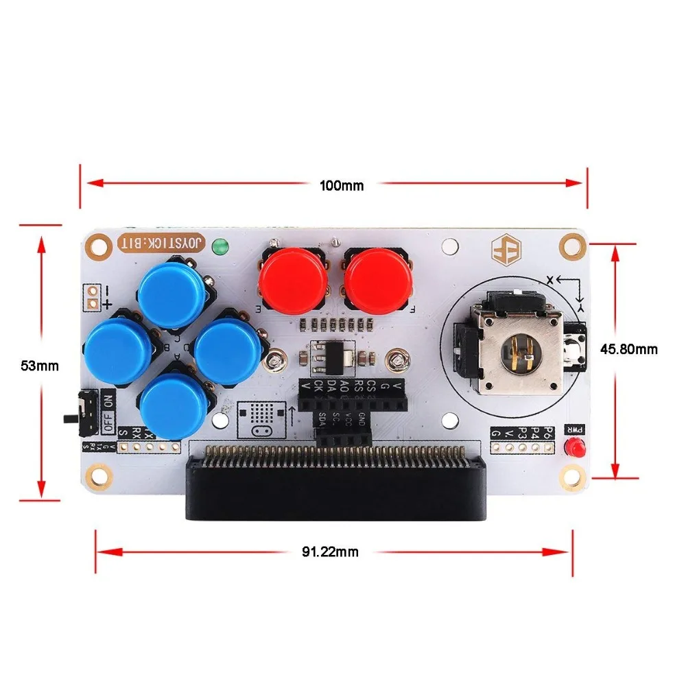 Prorroga para o Programa de Python Jogo de Tabuleiro Interruptor de Alimentação Conector de Alimentação Bit para a Bbc Joystick: Microbit Micro: Pouco Que Embutida & Externa - Image 6
