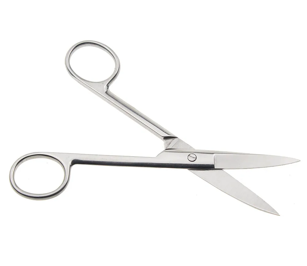 Хирургические ножницы из нержавеющей стали с прямым изгибом 14 см|household scissors|scissors